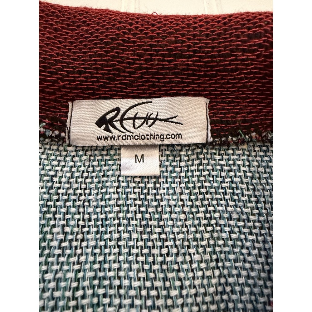 RDM Clothing Marlboro Tapestry Jacket Mens M Cowboy Rodeo Woven Full Zip - Picture 3 of 10